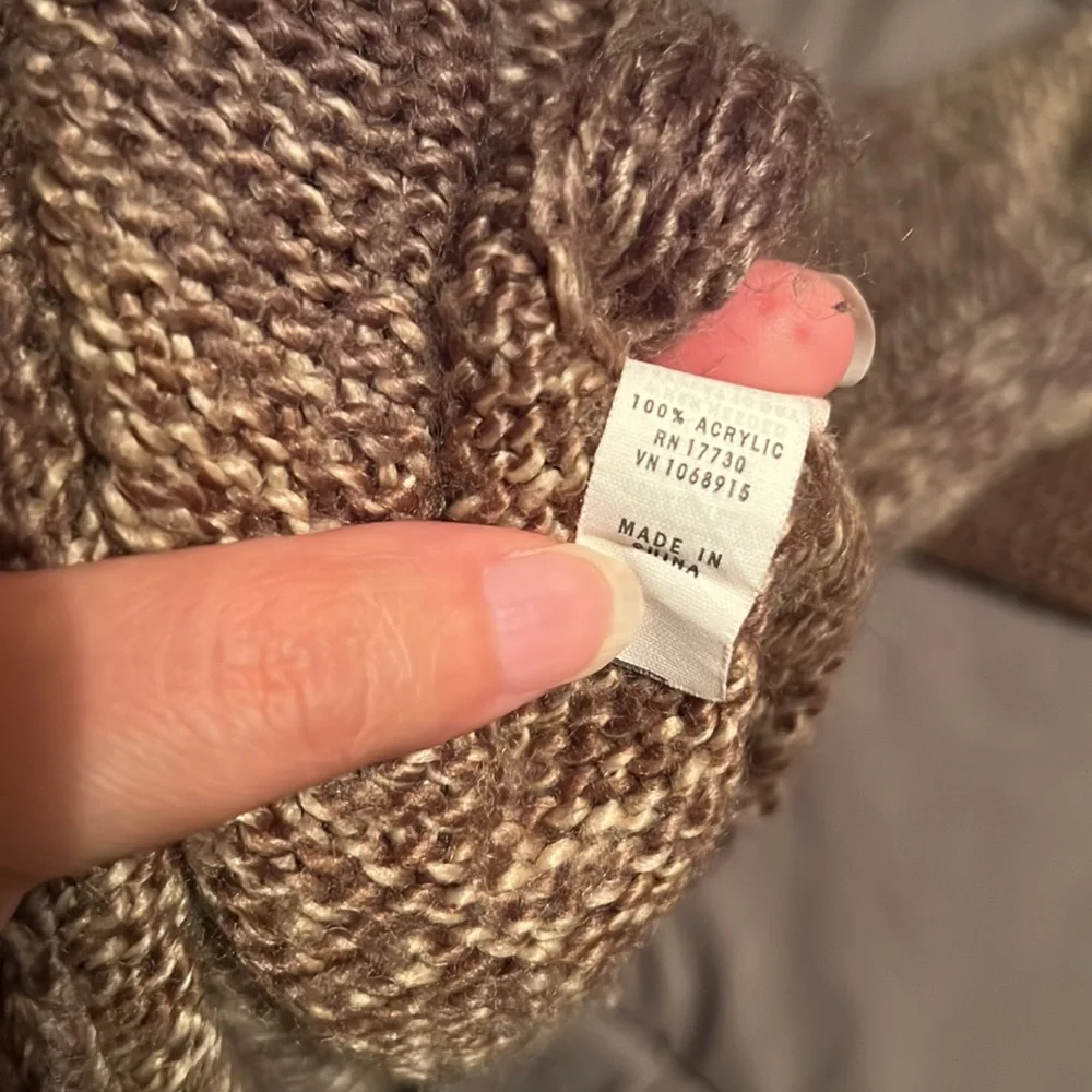 Mossimo Women’s Y2K Brown Tones Cowl Infinity Scarf Autumn Millennial Fashion